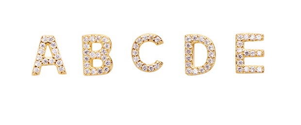 Alphabet Stud