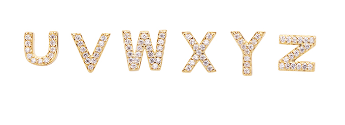 Alphabet Stud