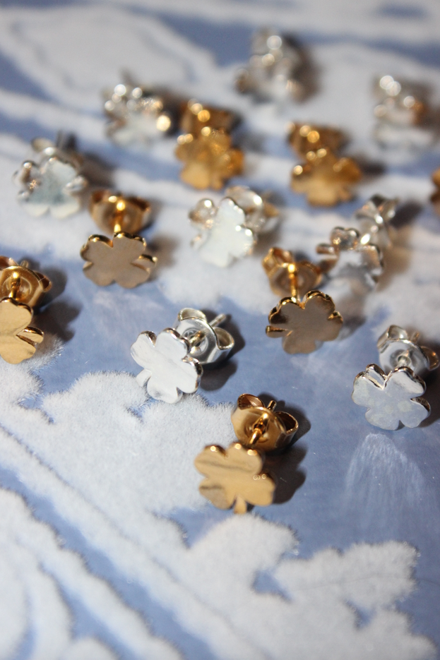Lucky Clover Studs