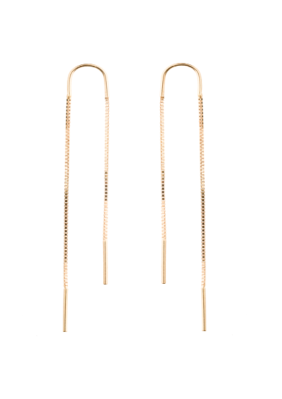 Double Chain Earrings "Short"