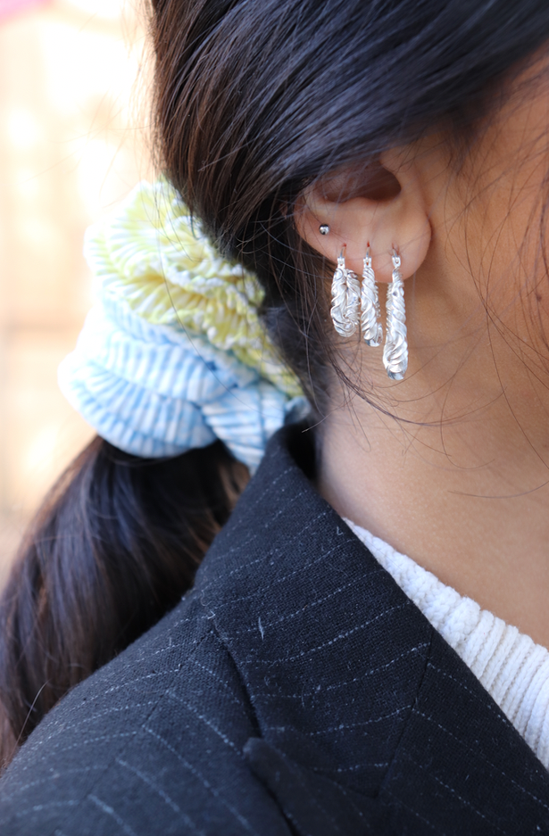 Ocean Medium Hoops