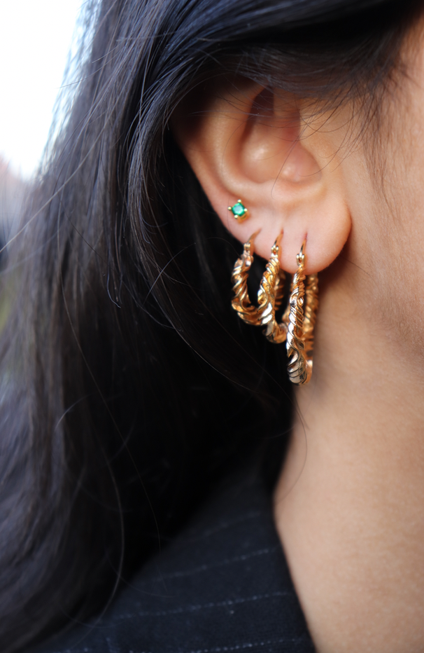 Ocean Medium Hoops