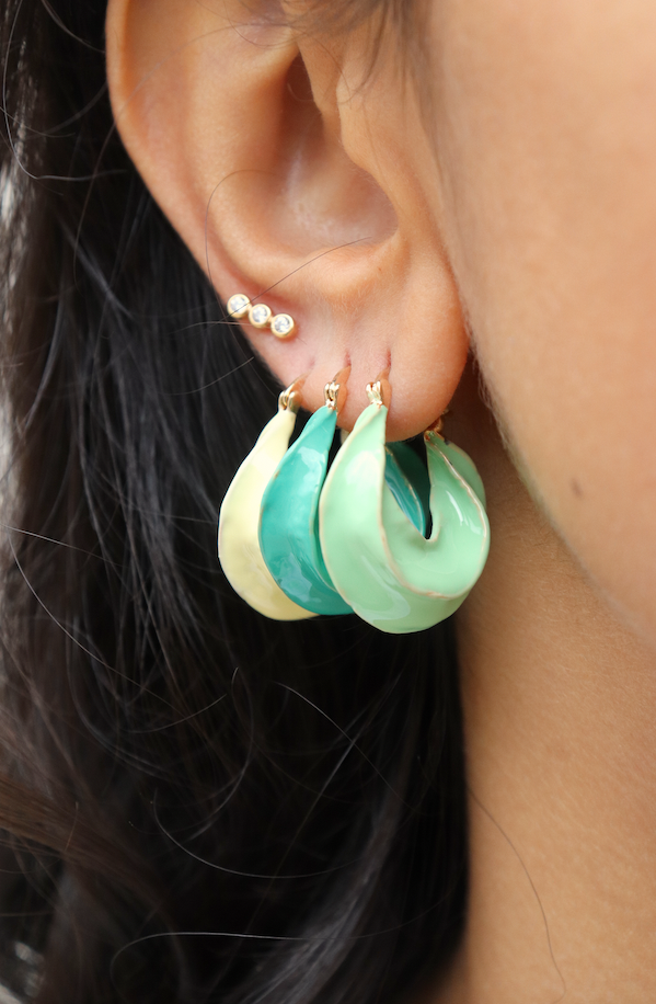 Afrika Enamel Earrings