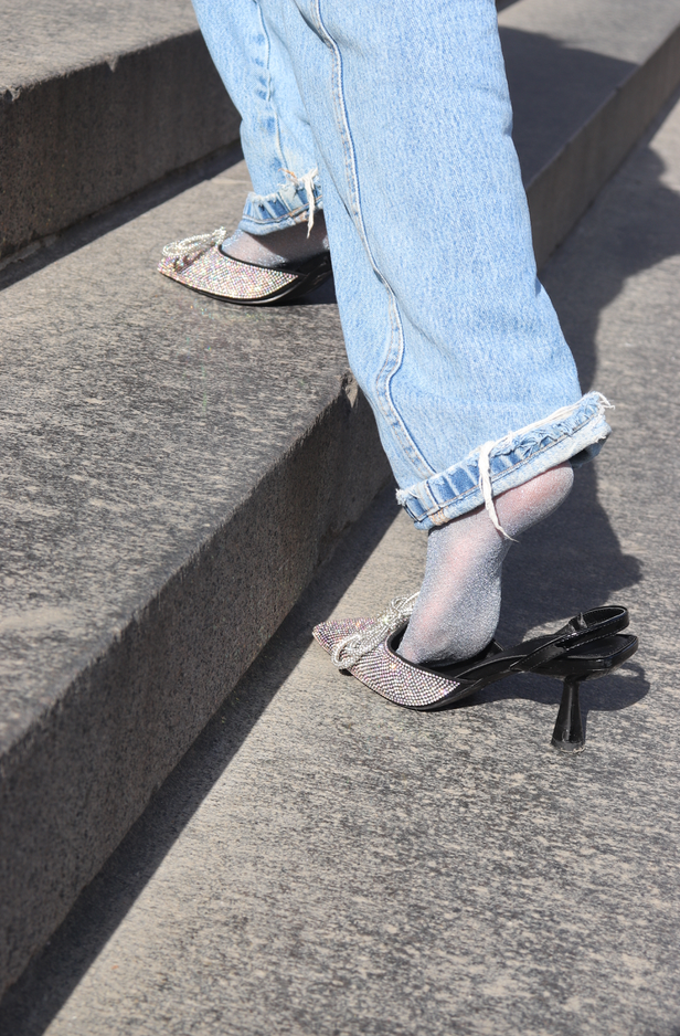 Thin Shimmer Socks