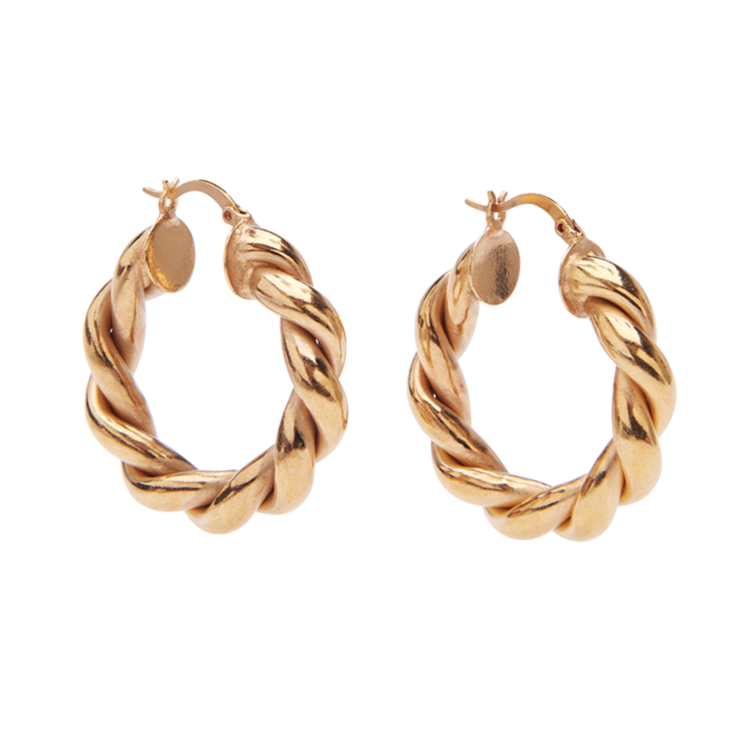 Lara Polished Hoops
