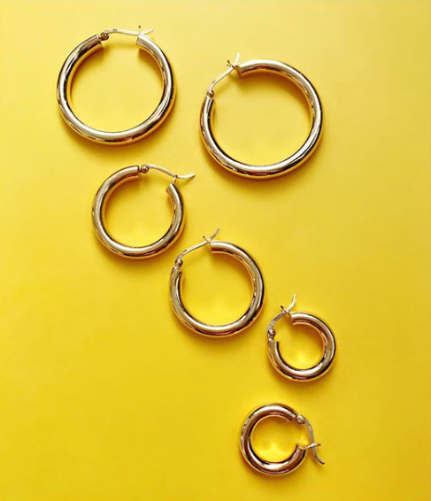 Sleek Petit Hoops