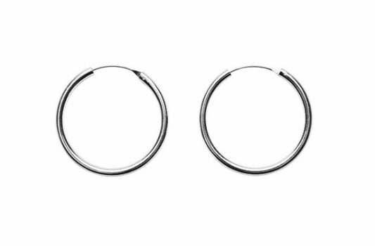 Plain Petit Hoops