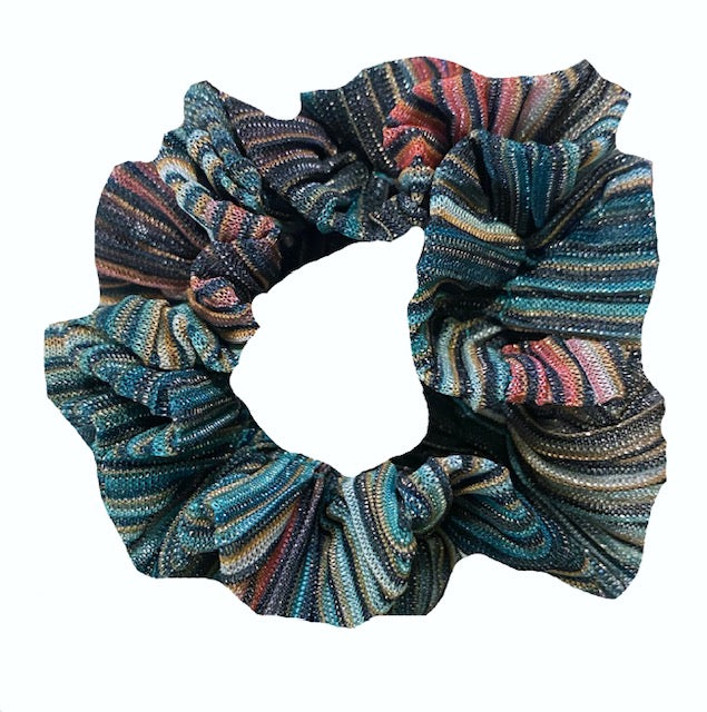 Metallic Scrunchie Stripe