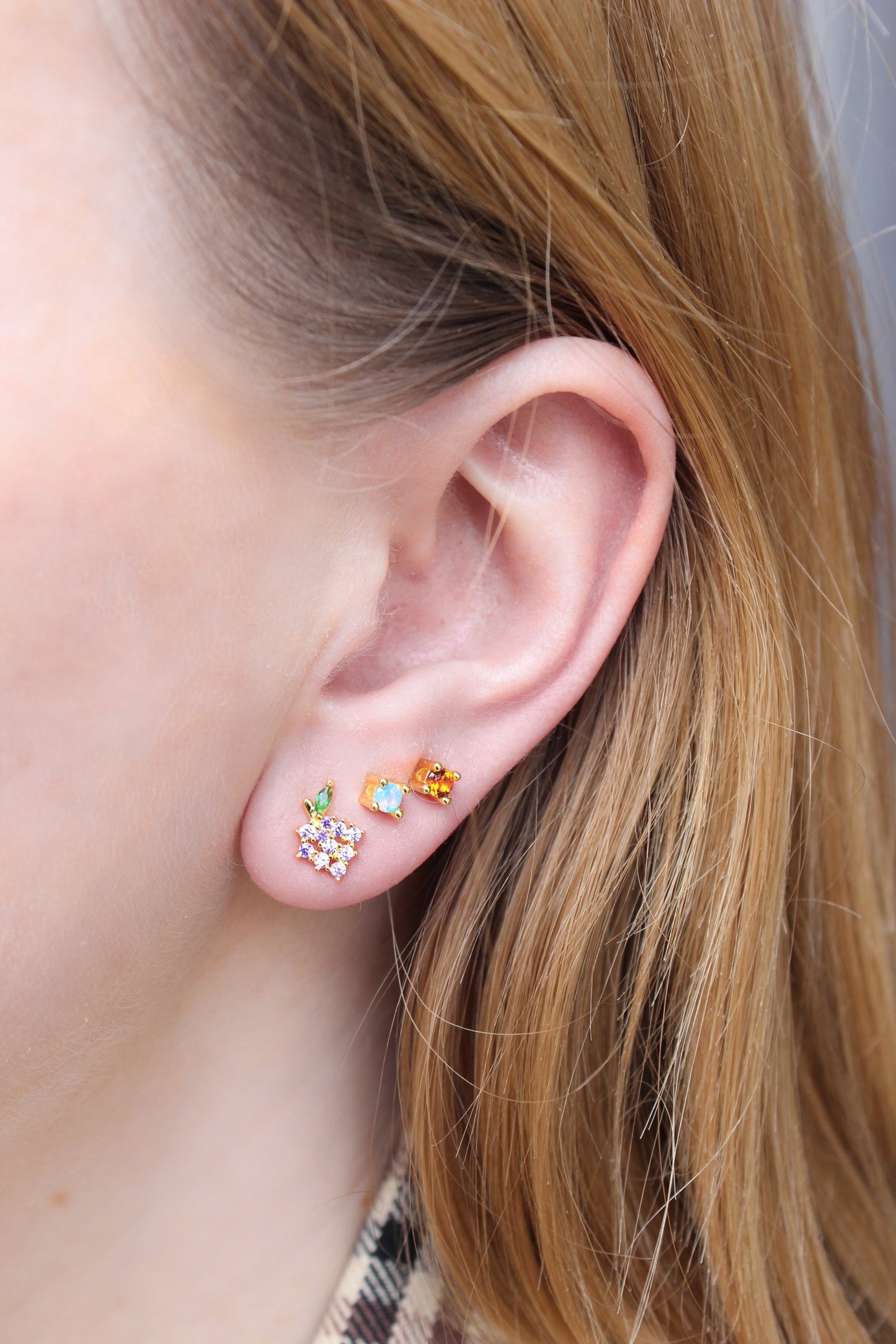 Grapes Crystal Studs