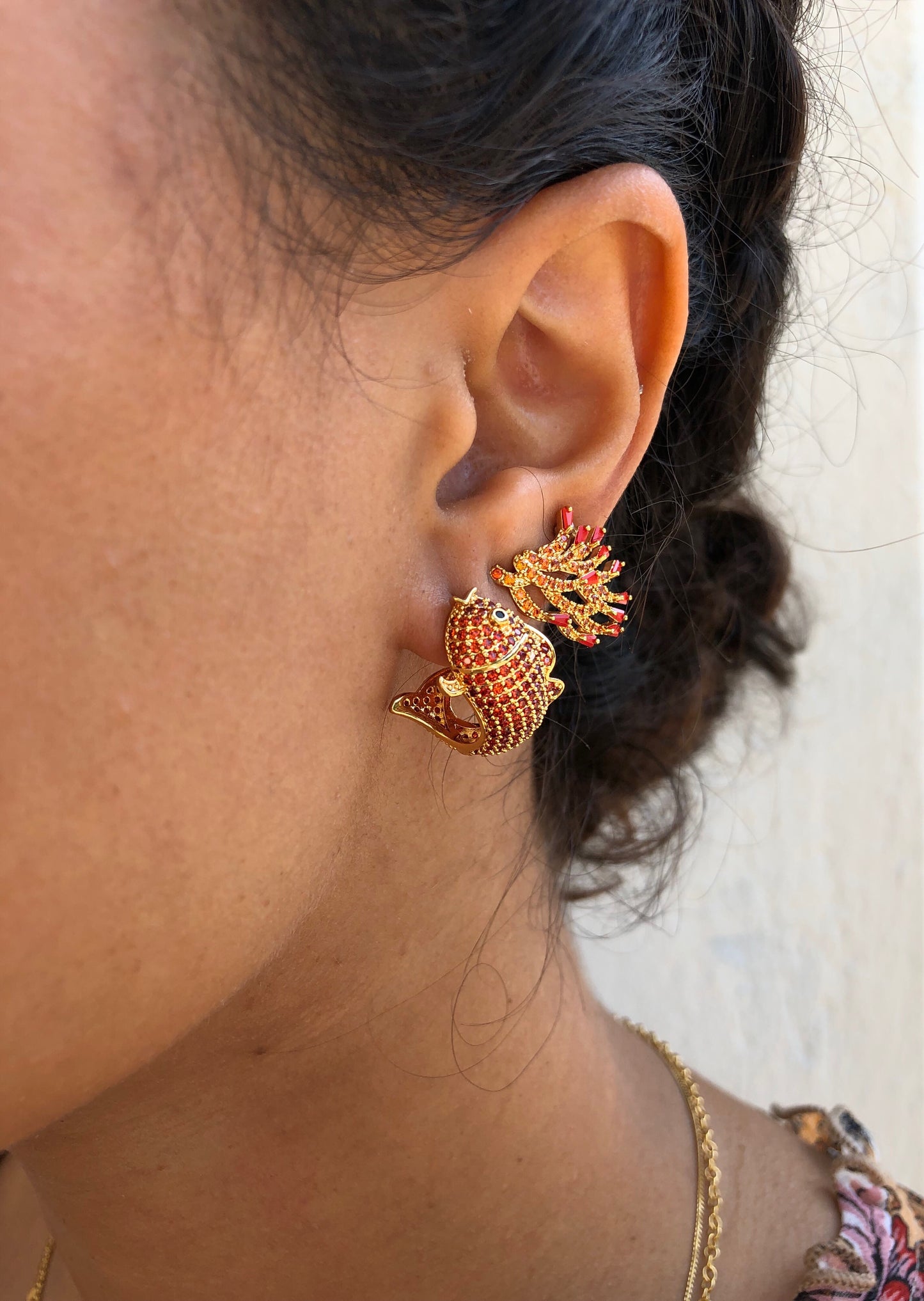 Coral Studs