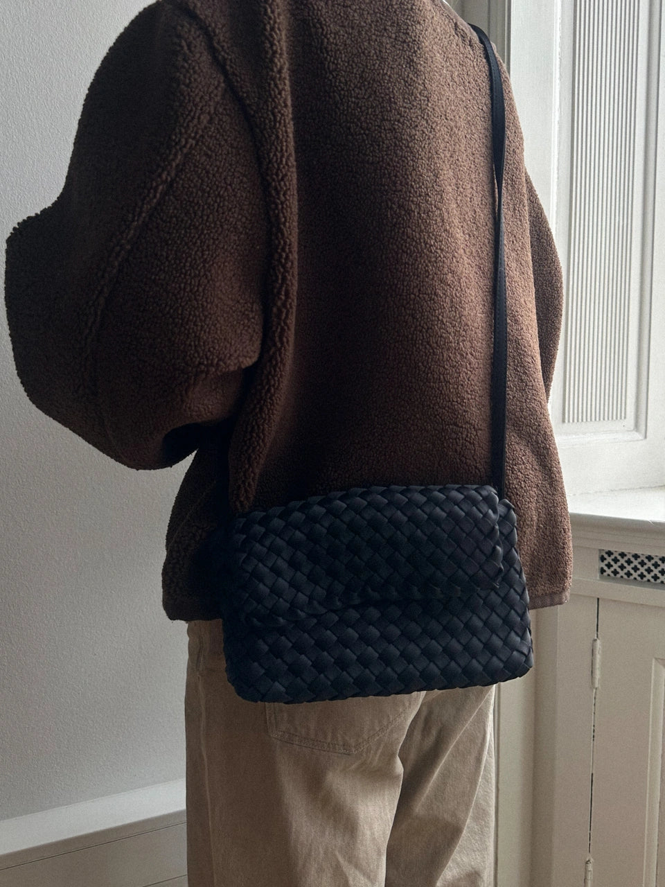 Flap Bag with Shoulder Strap