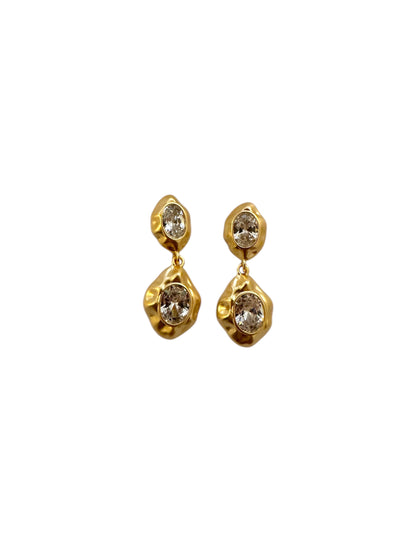 Holly Crystal Studs