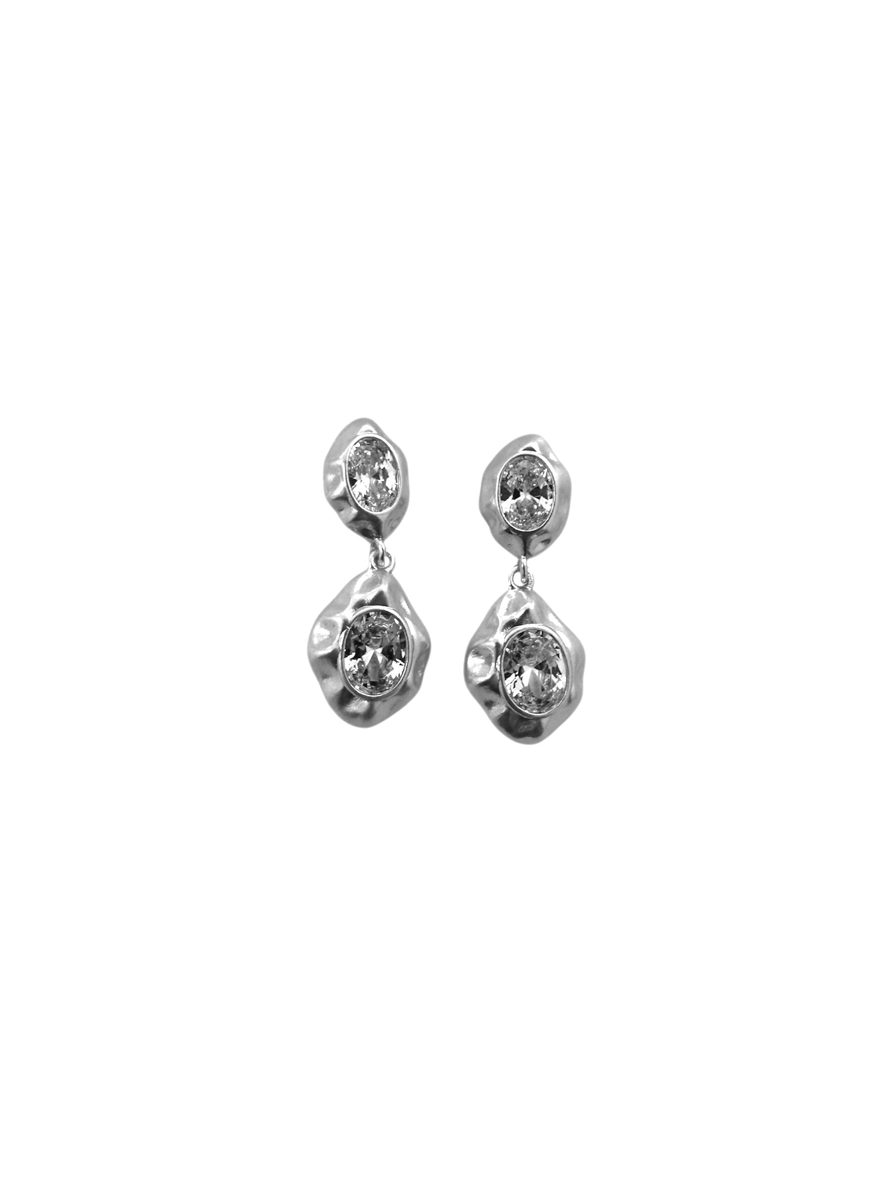 Holly Crystal Studs