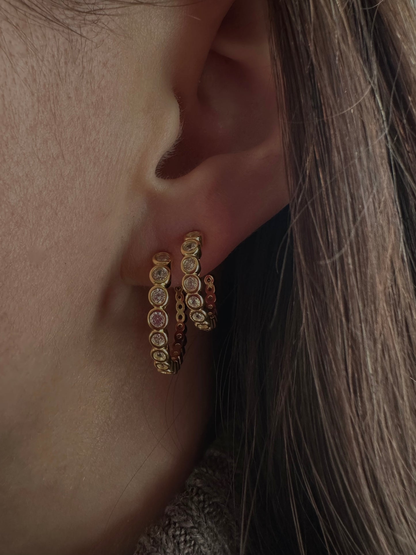 Alba Petit Crystal Studs