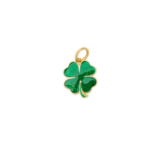 Enamel Clover Charm