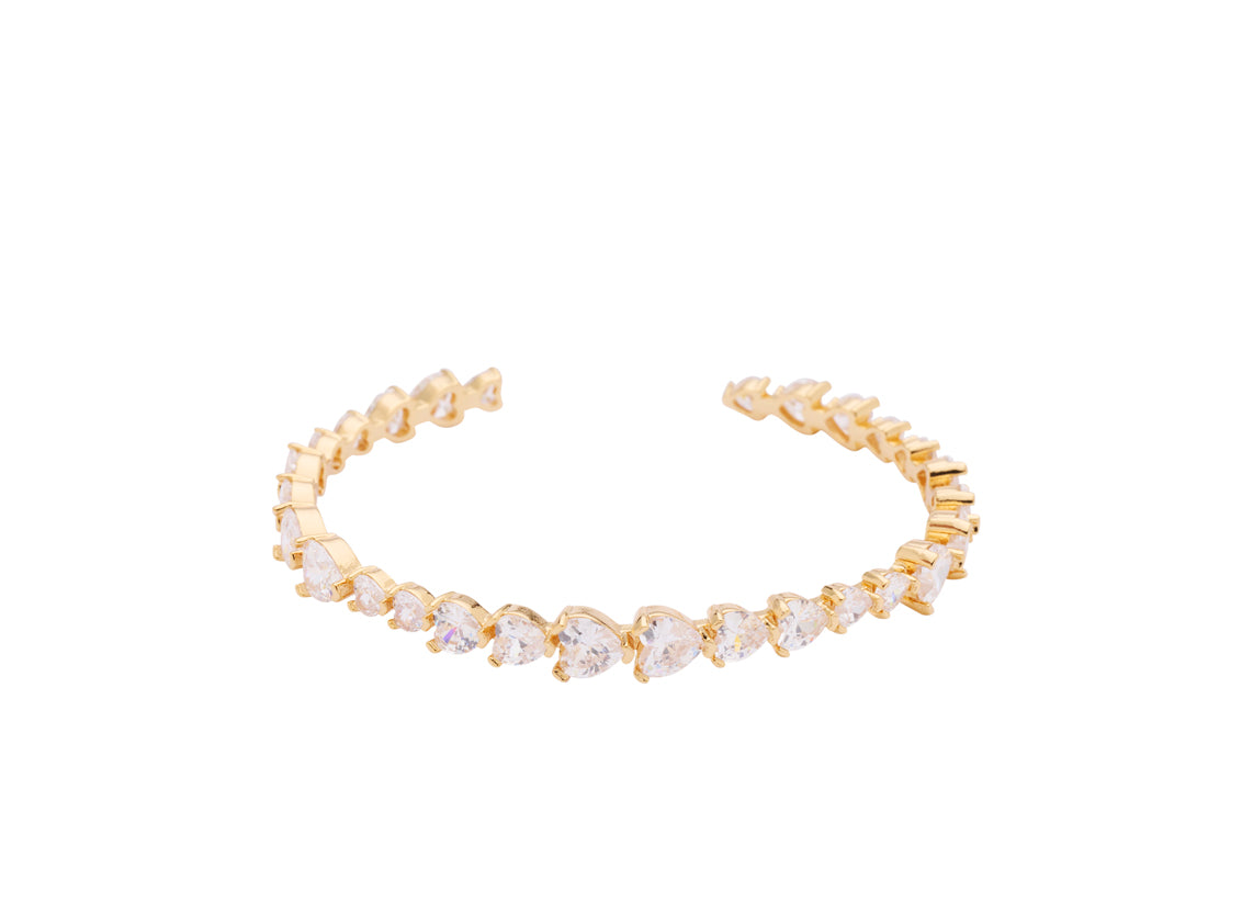 Crystal Heart Bracelet