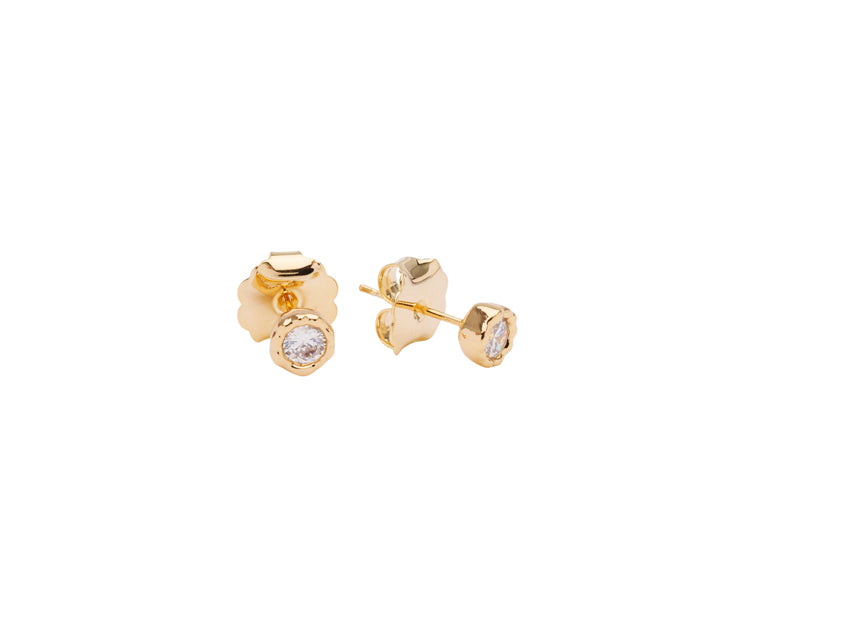 Earth Crystal Studs