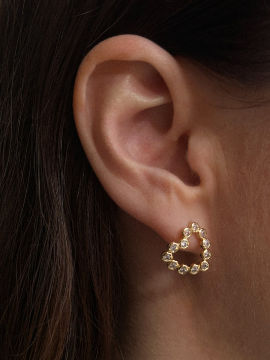 Mina Petit Crystal Studs