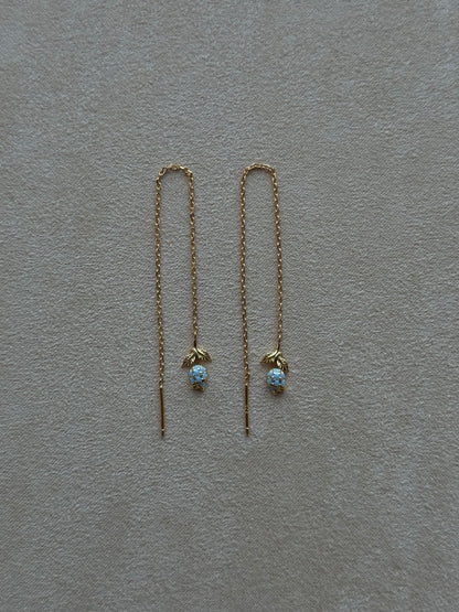 Tulip Chain Earrings