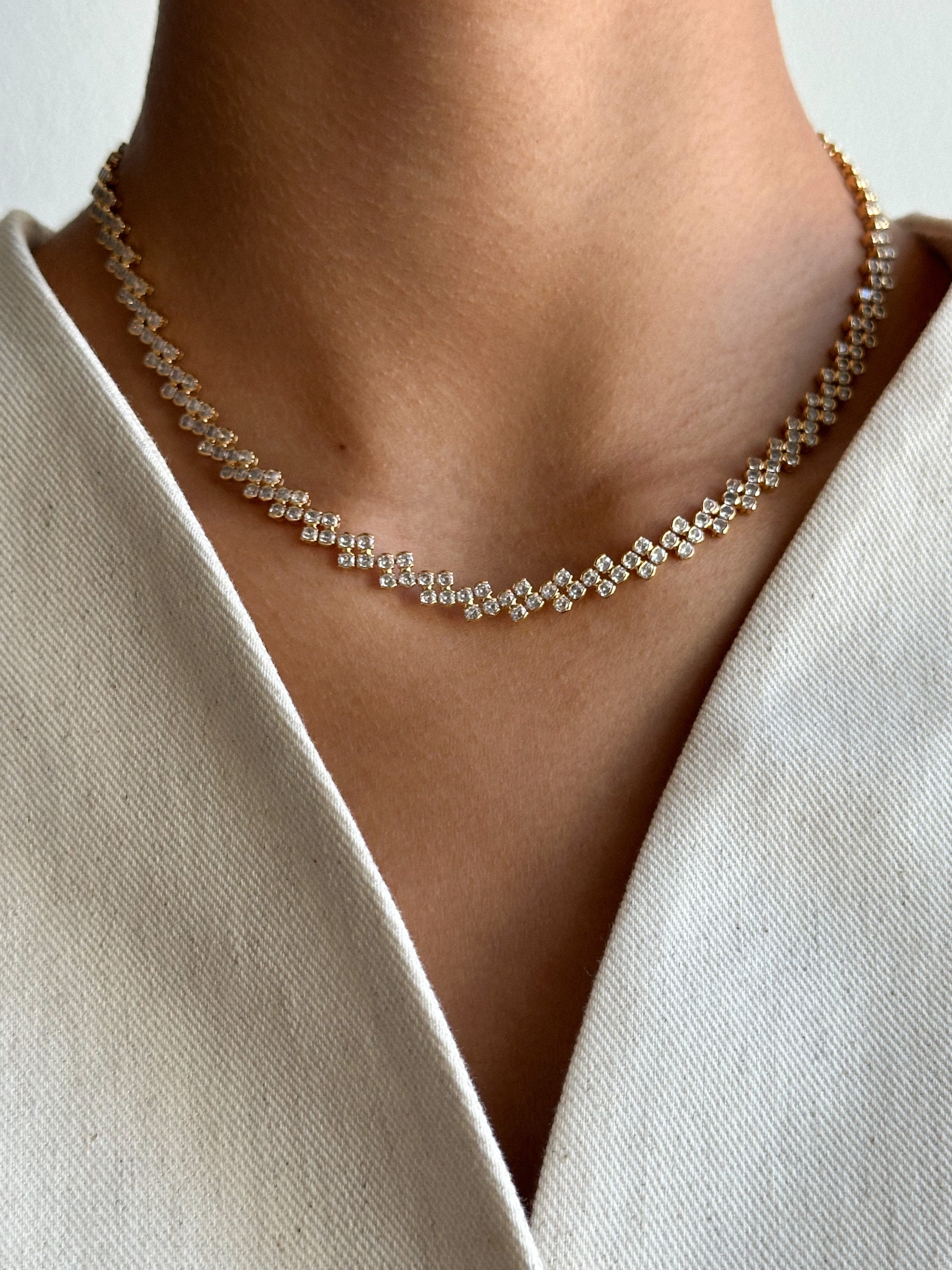 Claire Crystal Necklace