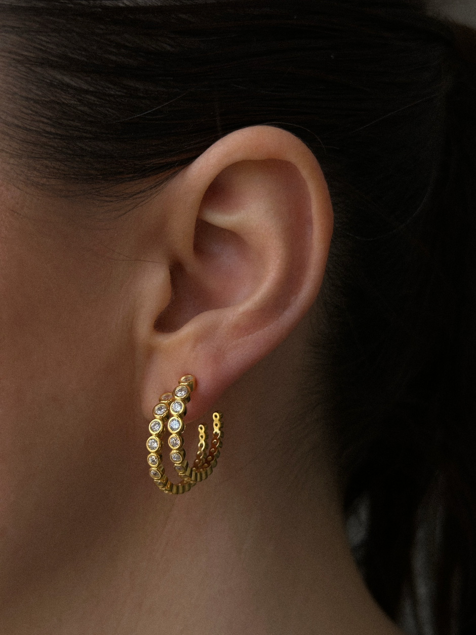 Alba crystal earrings main image 1