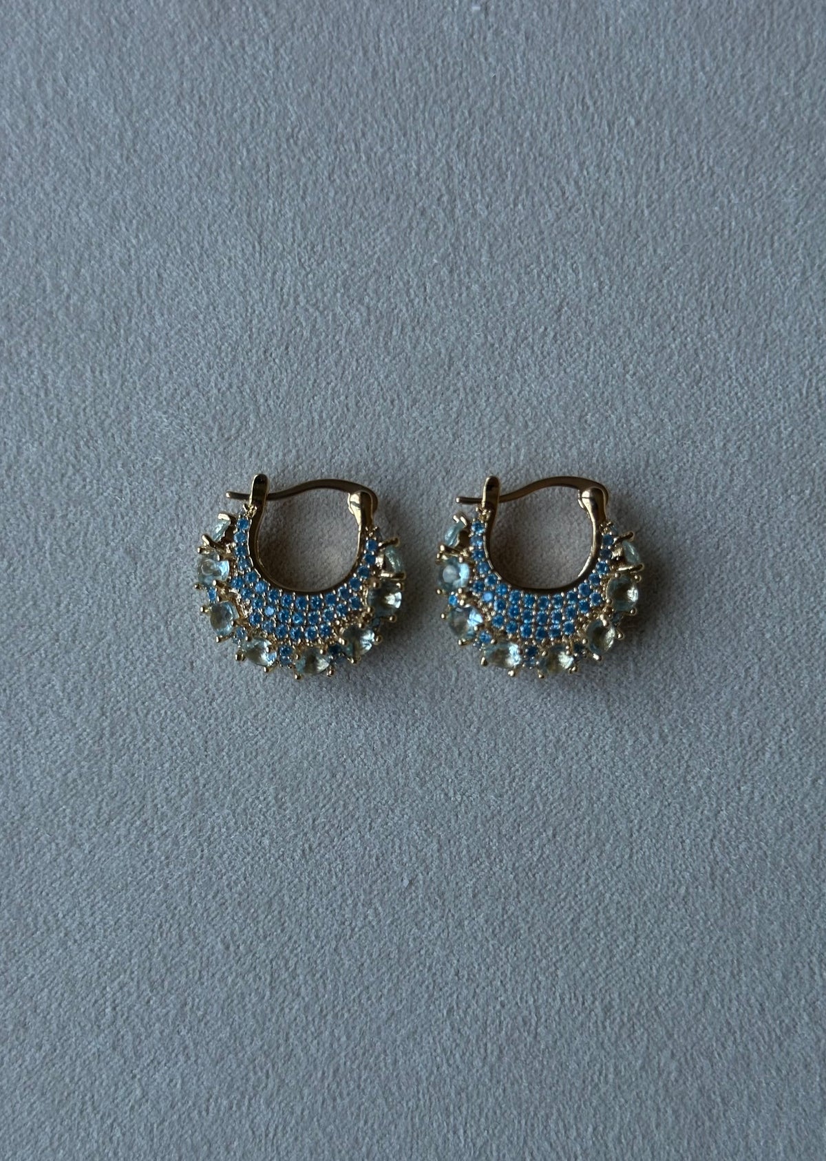 Zahara Crystal Hoops