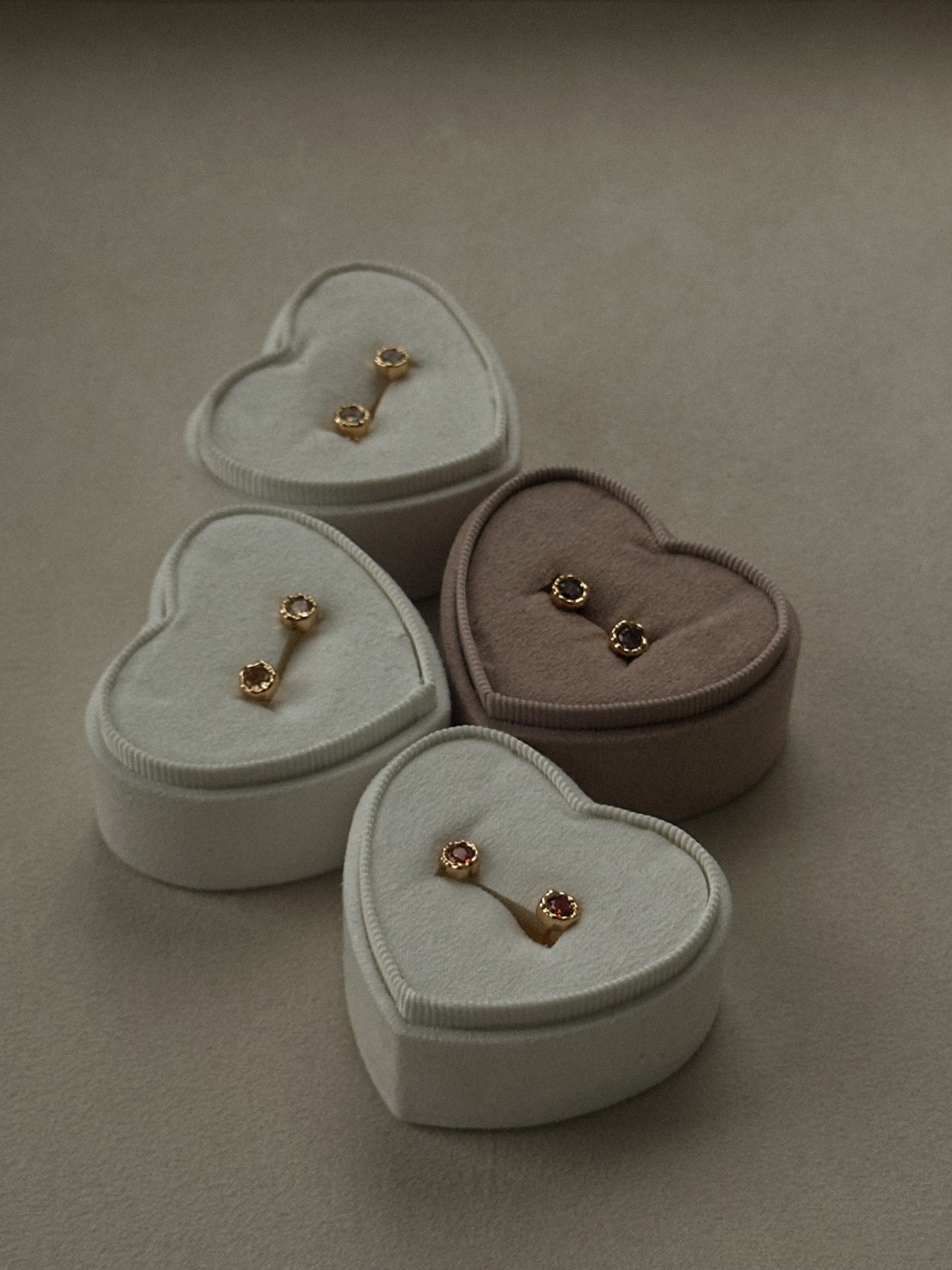 Earth Crystal Studs