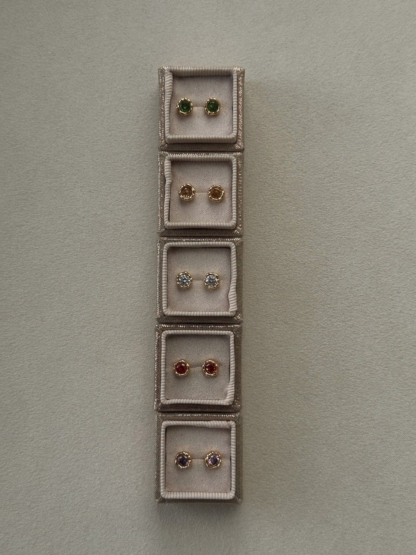 Earth Crystal Studs