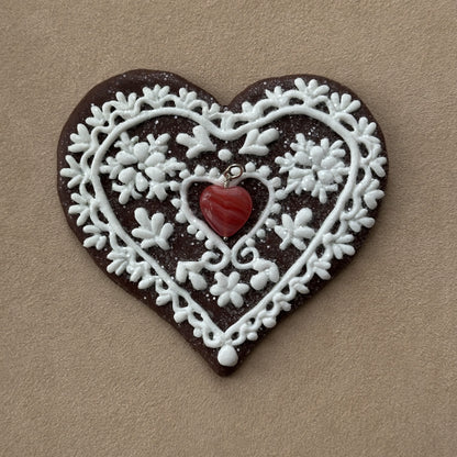 French Grande Heart Pendant