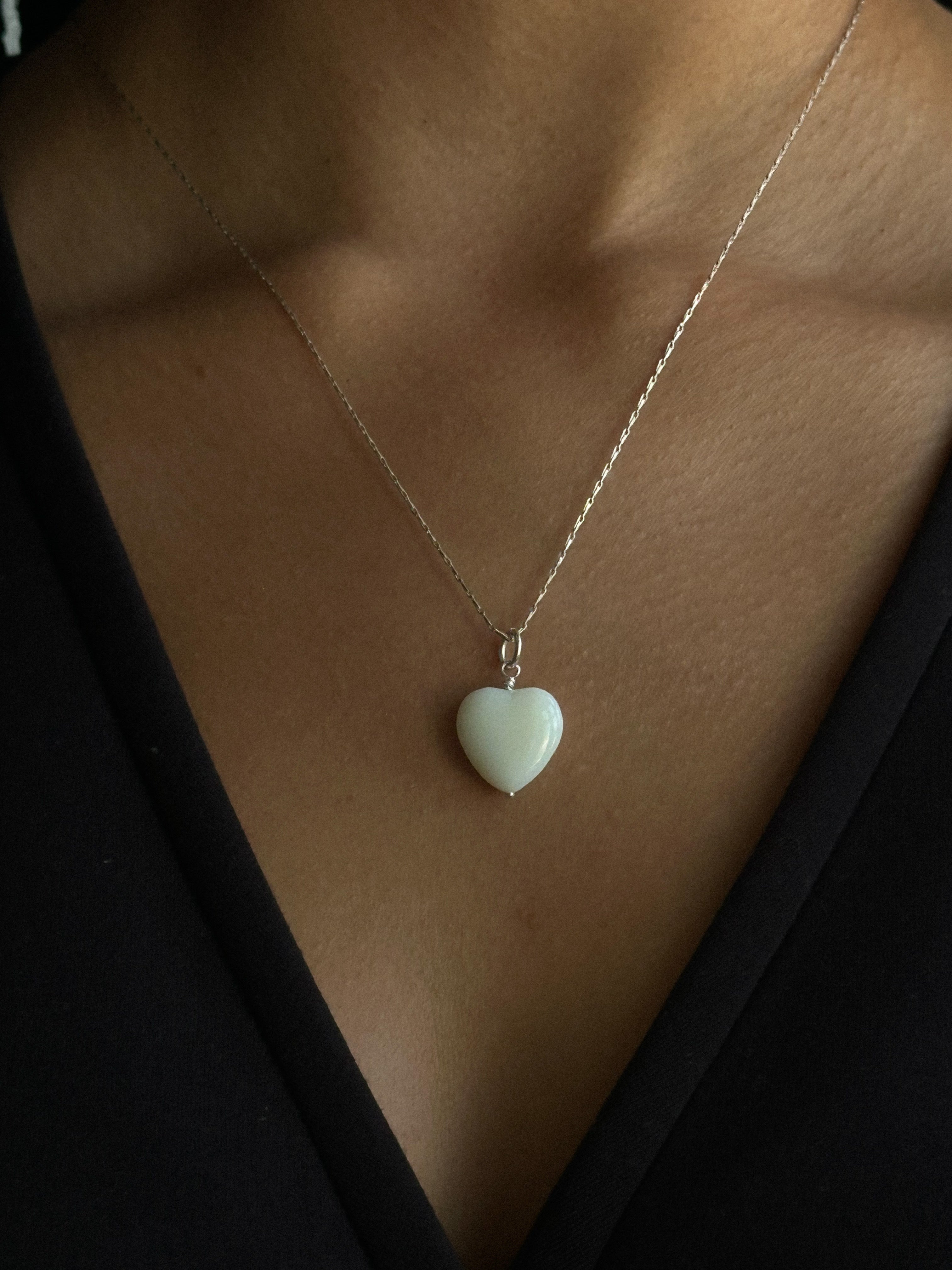 French Grande Heart Pendant