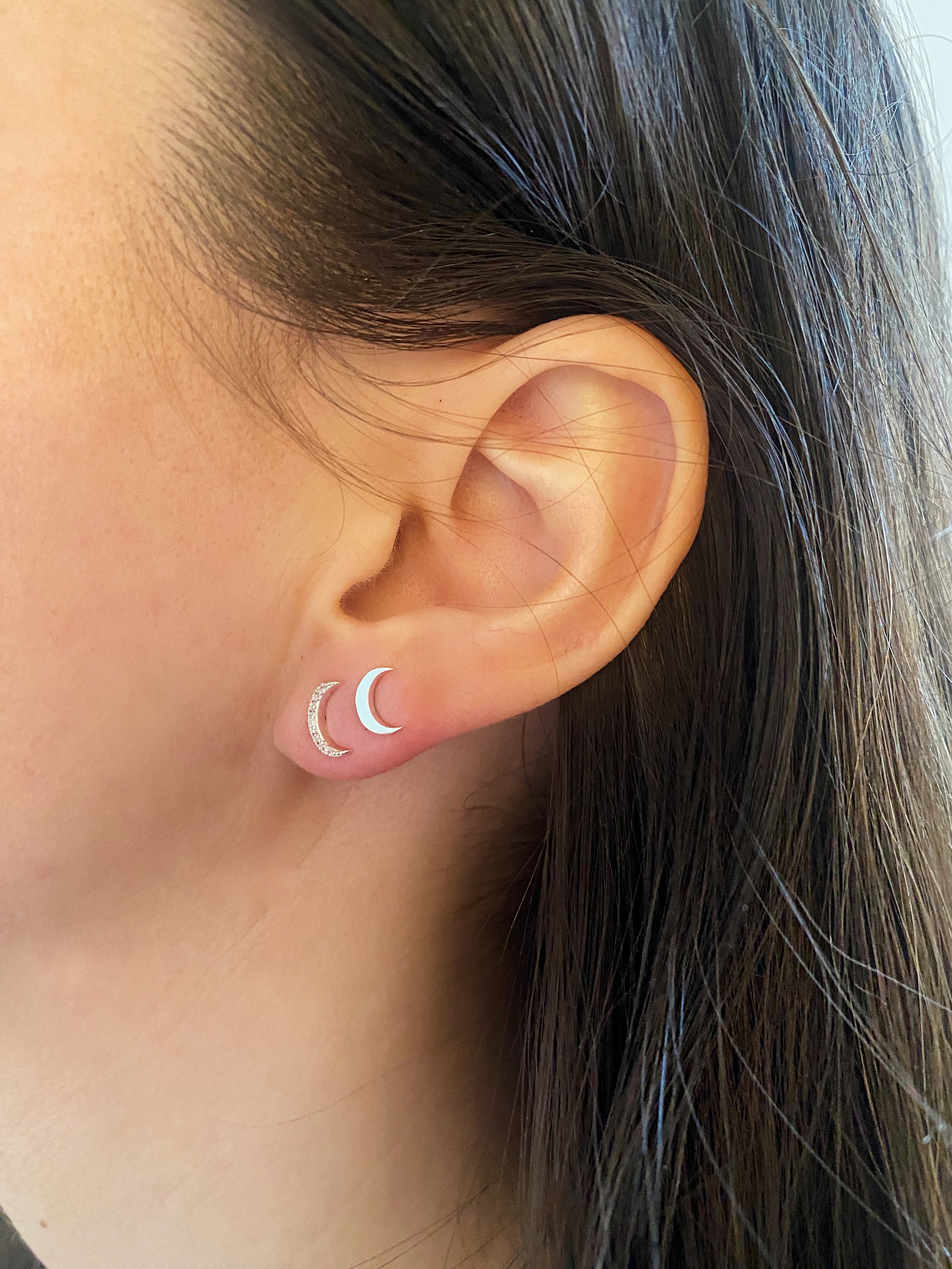 Luna Crystal Studs