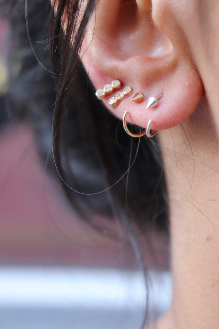 Pam Earrings Gold/Silver – Salt Boutique Ulladulla