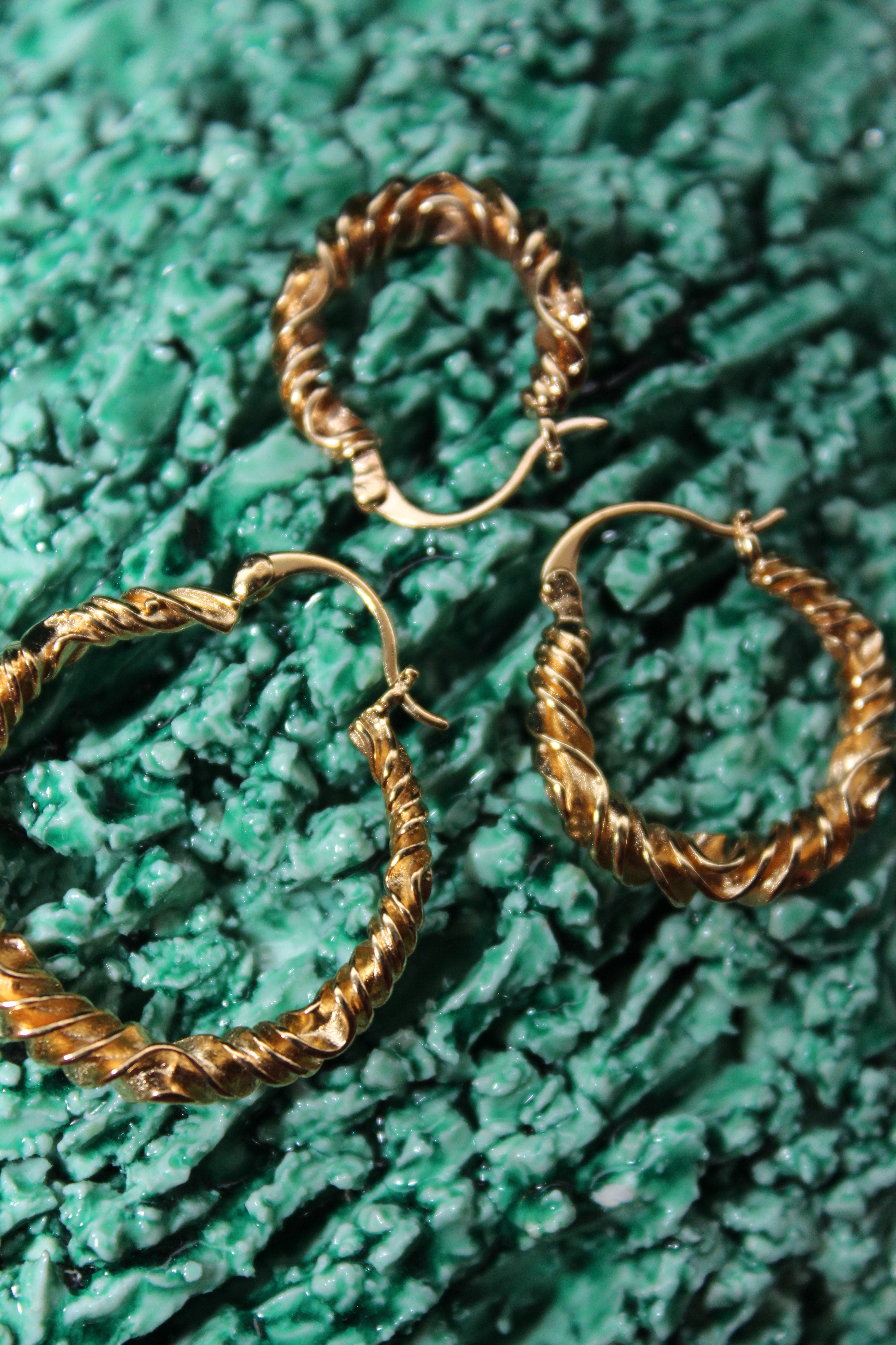 Ocean Medium Hoops