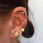 Lemon Crystal Studs