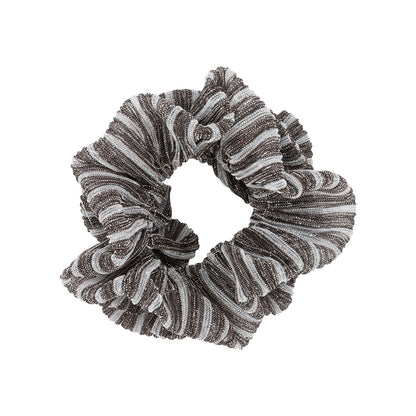 Metallic Scrunchie, Stripe