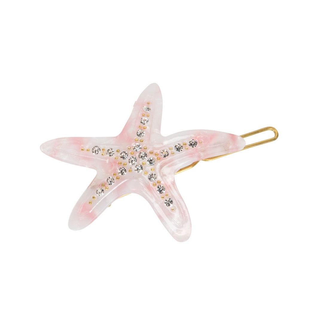 Starfish Crystal Clip