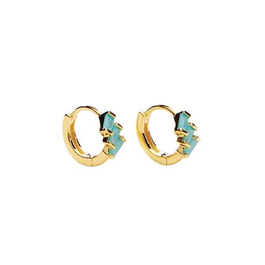 Mirach Crystal Hoops