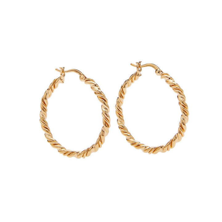 PICO COPENHAGEN Conny Hoops Goldplated main image 1