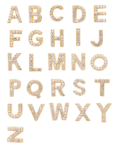 Alphabet Stud