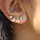 Grapefruit Crystal Studs