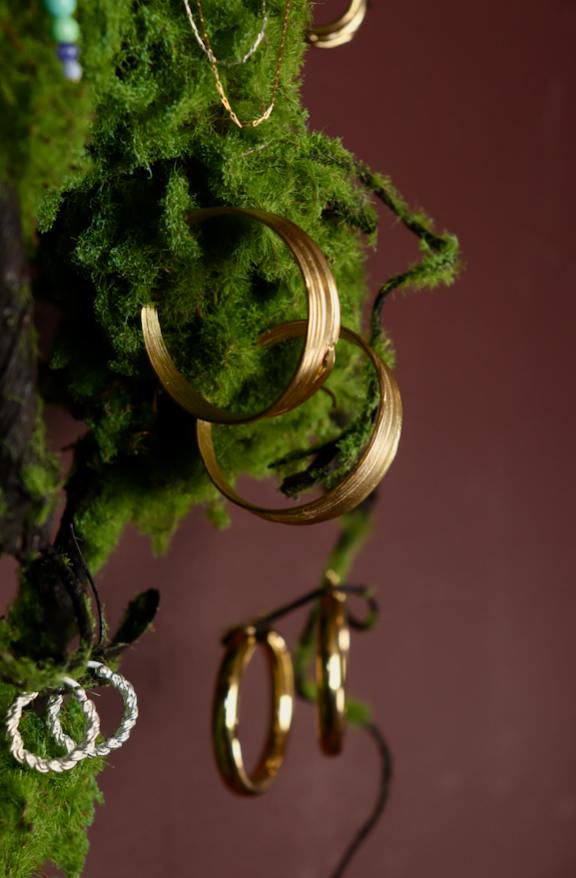 Olive Grande Studs