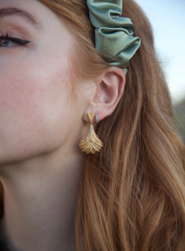 Linda Crystal Studs